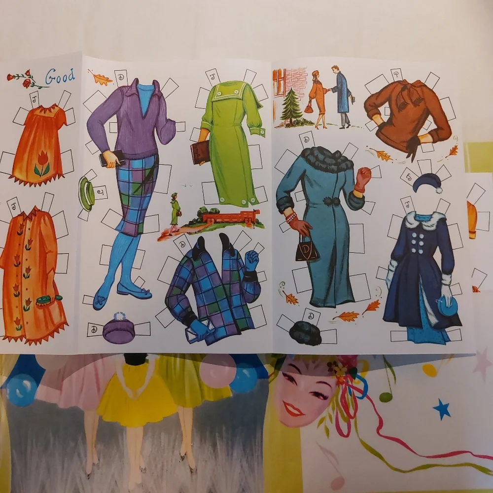 Lennon Sisters Vintage 1959 Cut-Out Dolls Set NEW